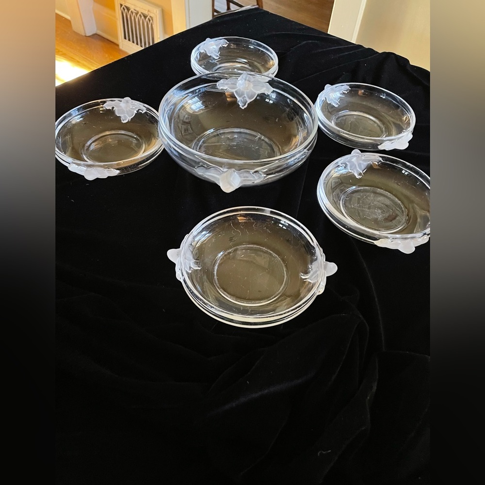 Walther-Glas Satin Rose Bowl Set